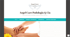 Desktop Screenshot of angelcarepodologia.com.br